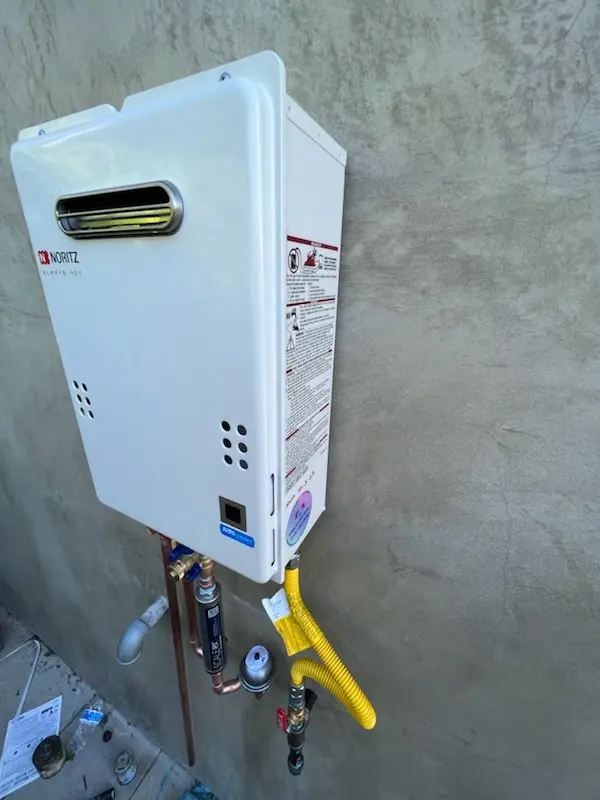 Tankless water heater installation for Marsh Run homes